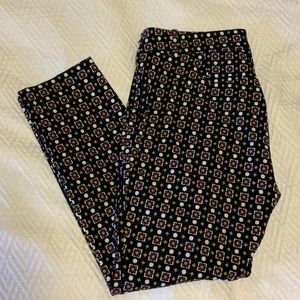 J.Crew Cropped Pants with Pattern